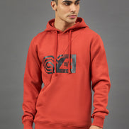 Rust Printed Sweatshirt