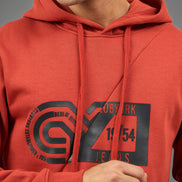 Rust Printed Sweatshirt