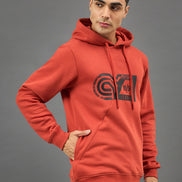 Rust Printed Sweatshirt