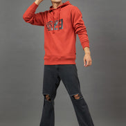 Rust Printed Sweatshirt