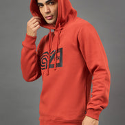 Rust Printed Sweatshirt