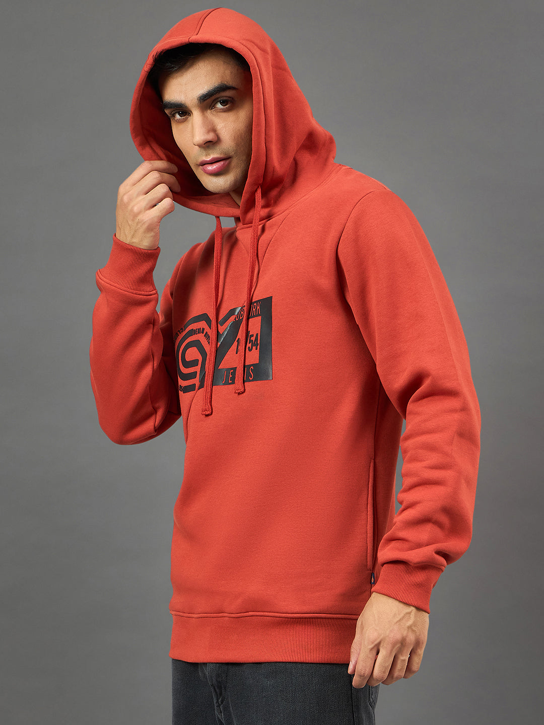 Rust Printed Sweatshirt