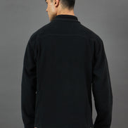 Black Solid Sweatshirt