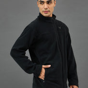 Black Solid Sweatshirt