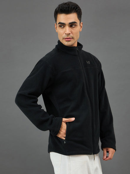 Black Solid Sweatshirt