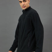 Black Solid Sweatshirt
