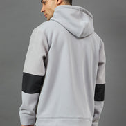 Grey Colorblocked Sweatshirt