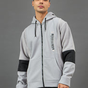 Grey Colorblocked Sweatshirt