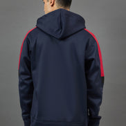 Navy Colorblocked Sweatshirt
