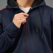 Navy Colorblocked Sweatshirt