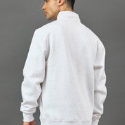 White Colorblocked Sweatshirt