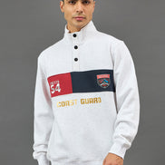 White Colorblocked Sweatshirt