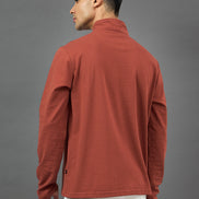Rust Solid Sweatshirt