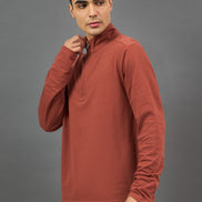 Rust Solid Sweatshirt