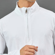 White Solid Sweatshirt