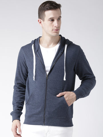 Navy Blue Hooded Sweatshirt