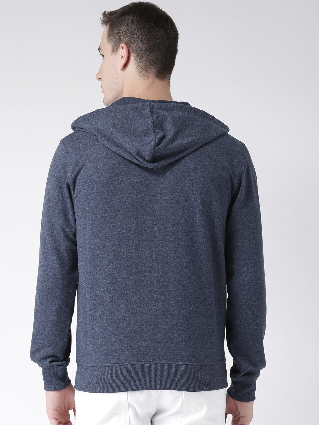 Navy Blue Hooded Sweatshirt
