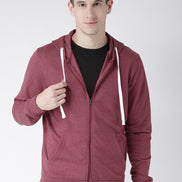 Burgundy Hooded Sweatshirt