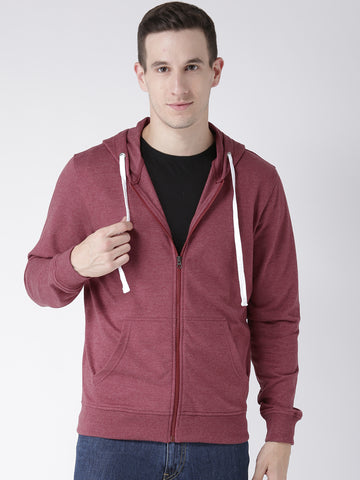 Burgundy Hooded Sweatshirt