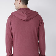 Burgundy Hooded Sweatshirt