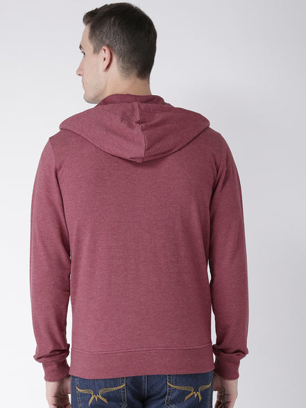 Burgundy Hooded Sweatshirt