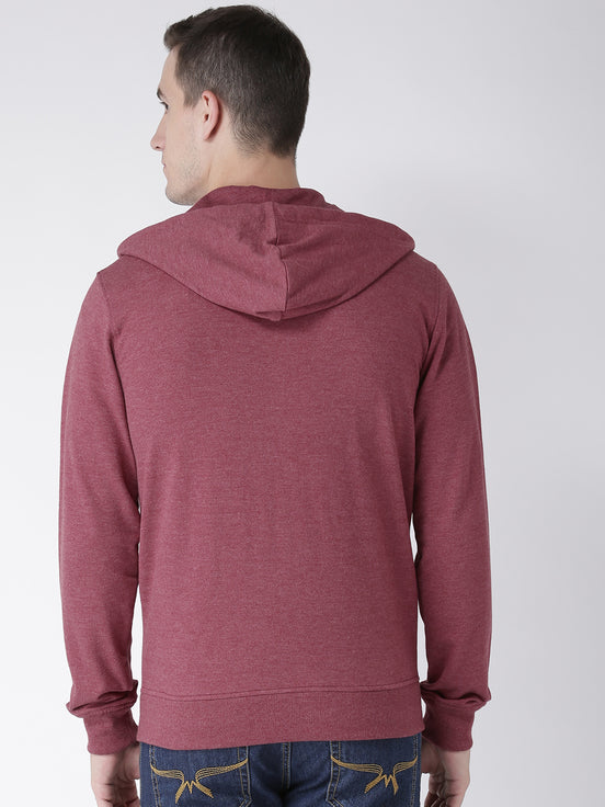 Burgundy Hooded Sweatshirt