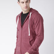 Burgundy Hooded Sweatshirt