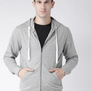 Grey Hooded Sweatshirt