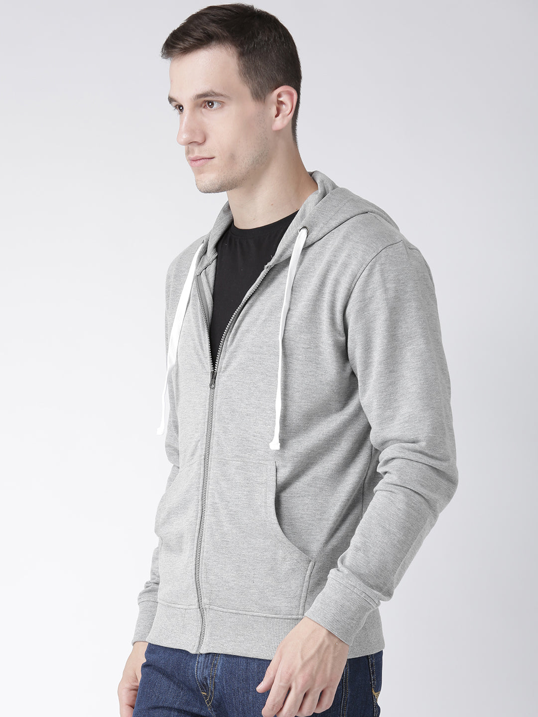 Grey Hooded Sweatshirt