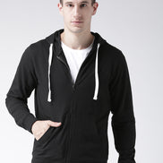 Black Hooded Sweatshirt