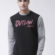 Grey  Black Sweatshirt