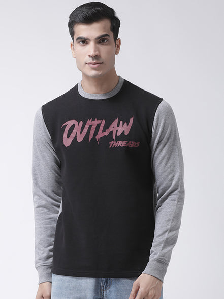 Grey  Black Sweatshirt
