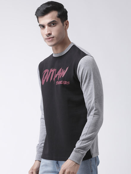 Grey  Black Sweatshirt