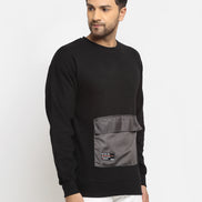 Black  Grey Sweatshirt