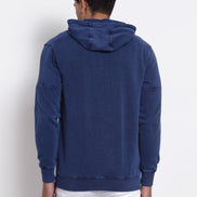 Blue Hooded Sweatshirt