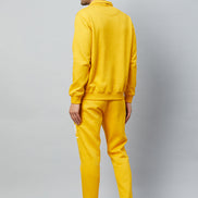 Mustard Polo Neck Sweatshirt