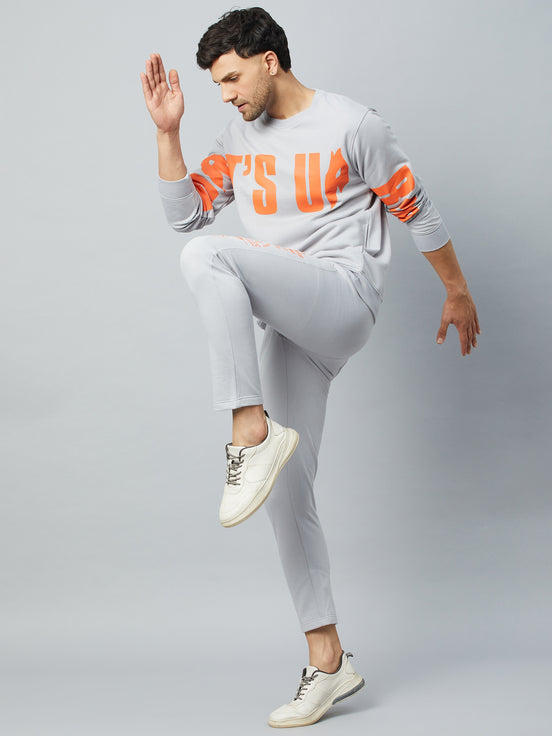 Light Grey Round Neck Sweatshirt