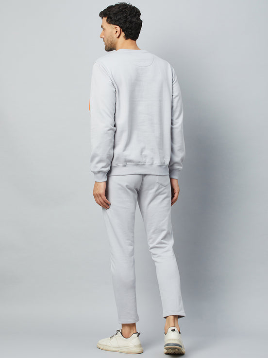 Light Grey Round Neck Sweatshirt