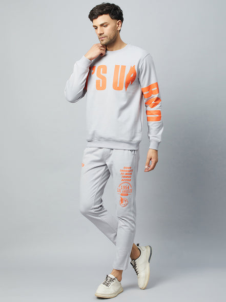Light Grey Round Neck Sweatshirt