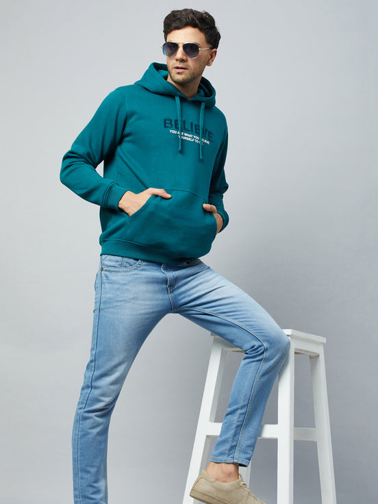 Panderosa Pine Printed Full Sleeve Hooded Sweatshirt