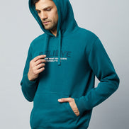 Panderosa Pine Printed Full Sleeve Hooded Sweatshirt