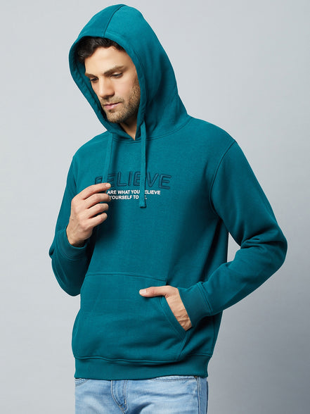 Panderosa Pine Printed Full Sleeve Hooded Sweatshirt