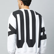 White Printed Sweatshirt