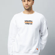 White Printed Sweatshirt