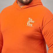 Orange Printed Plus active Track Pant