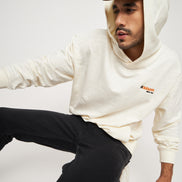 Orange Solid Full Sleeve Round Neck Sweatshirt