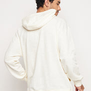 Orange Solid Full Sleeve Round Neck Sweatshirt