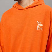 Orange Round Neck Track Suit