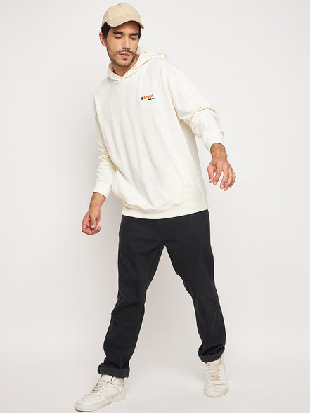 Off White Solid Sweatshirt