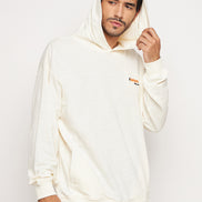 Off White Solid Sweatshirt